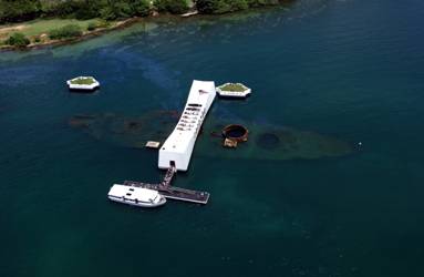 Another view of the Arizona Memorial