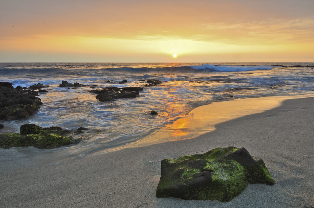 Honl Beach on the Big Island of Hawaii