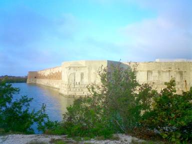 Fort Zachary Taylor, on the SouthWest tip of the island of Key West, Florida