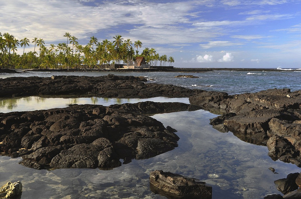 Keoneele Cove on the Big Island of Hawaii