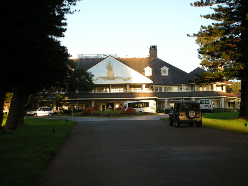 The Lodge at Koele on the Hawaiian island of Lanai