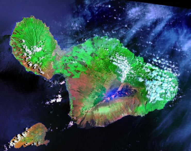 The Hawaiian Island of Maui.