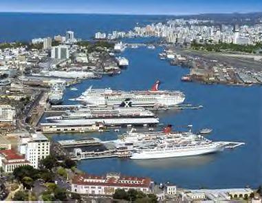  Cruise ships docked at the Port of San Juan