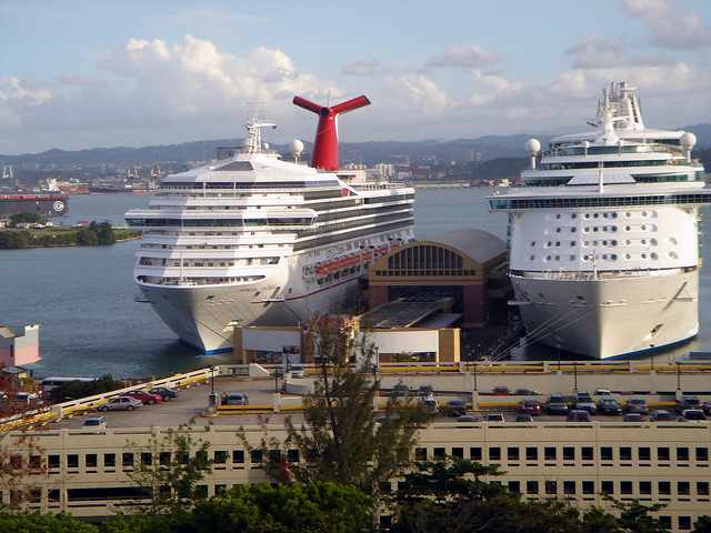 Cruise ships in the Port of San Juan