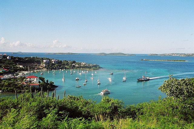 Cruz Bay on St. John, USVI