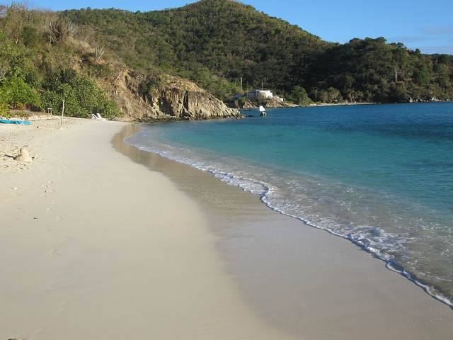 Vie's Beach on the US Virgin Island of St. John