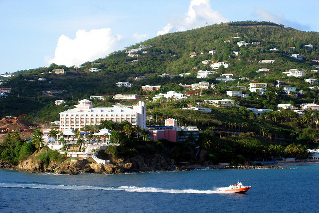 A resort in the hills of Charlotte Amalie, St Thomas, US Virgin Islands