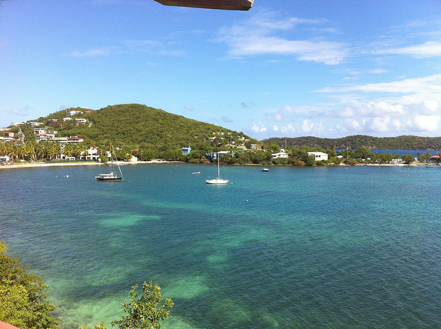 A view of Point Pleasant in St. Thomas, US Virgin Islands 