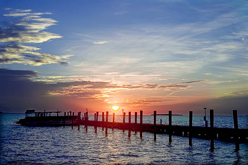 Sunset in Key Largo, Florida