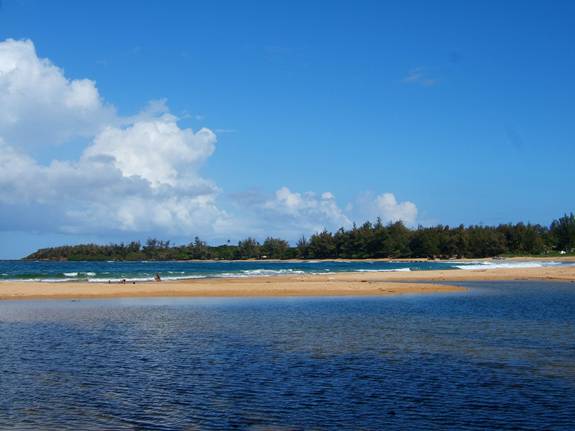 Anahola Beach in Kauai