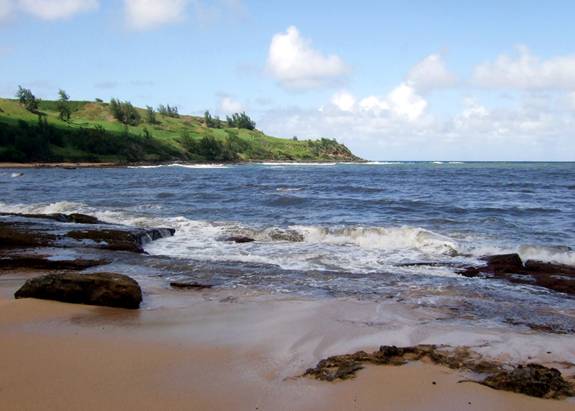 Moloaa Bay Beach in Kauai