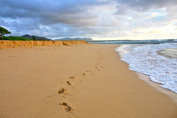 Nukolili Beach in Kauai